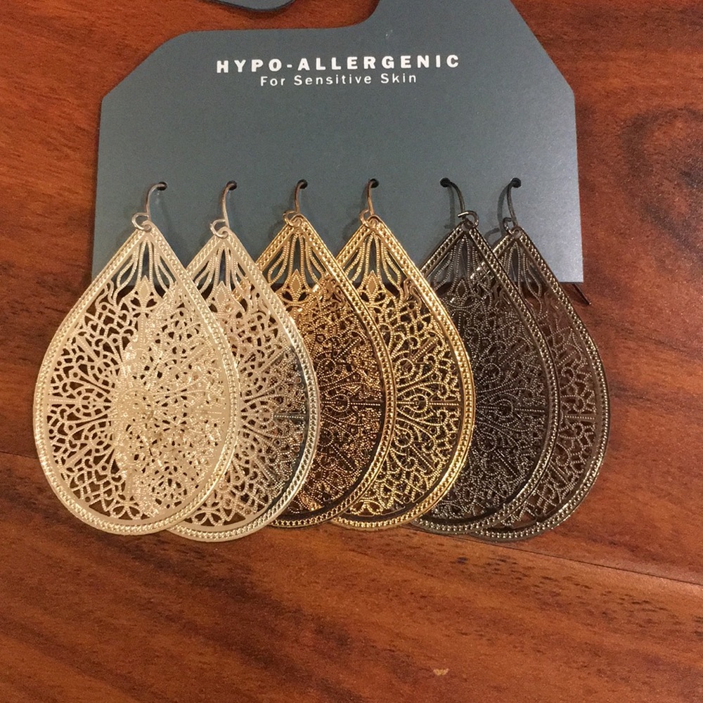 Set of 3 earrings